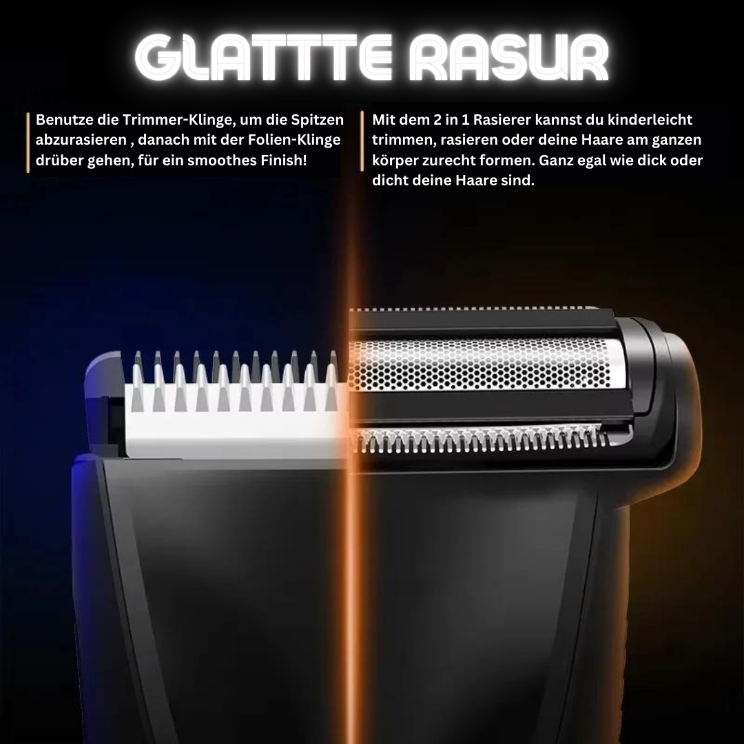 ALPHA SHAVE - 2-in-1 Körperrasierer