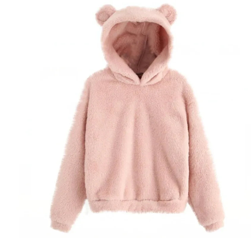 Flauschiger Plüsch TED-HOODIE