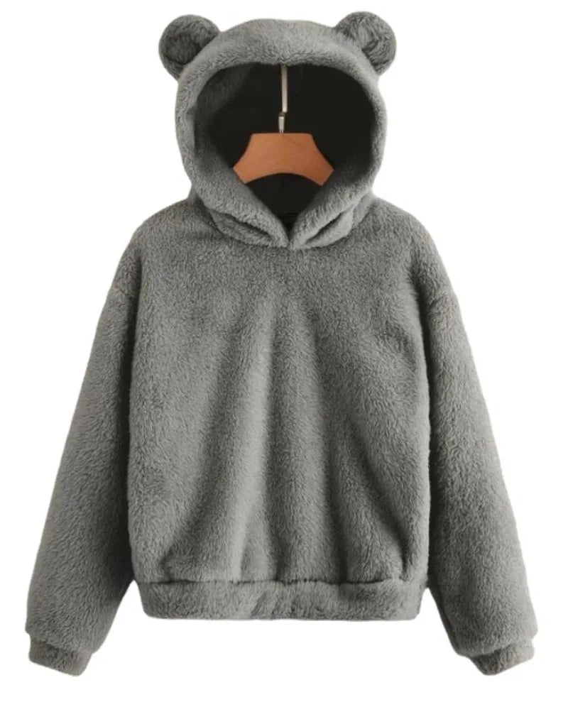 Flauschiger Plüsch TED-HOODIE