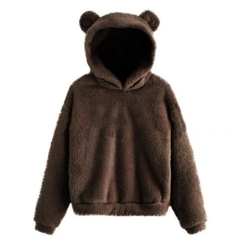Flauschiger Plüsch TED-HOODIE