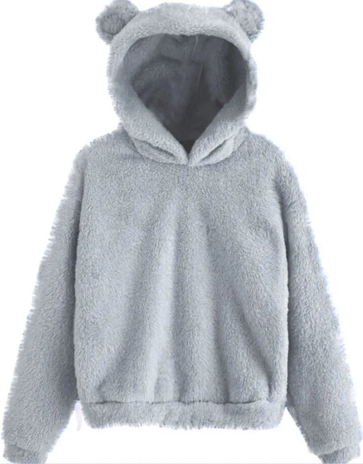 Flauschiger Plüsch TED-HOODIE