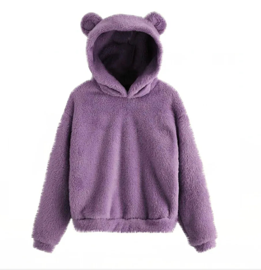 Flauschiger Plüsch TED-HOODIE