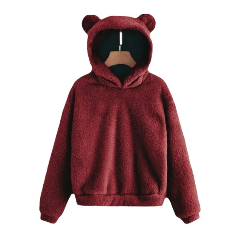 Flauschiger Plüsch TED-HOODIE