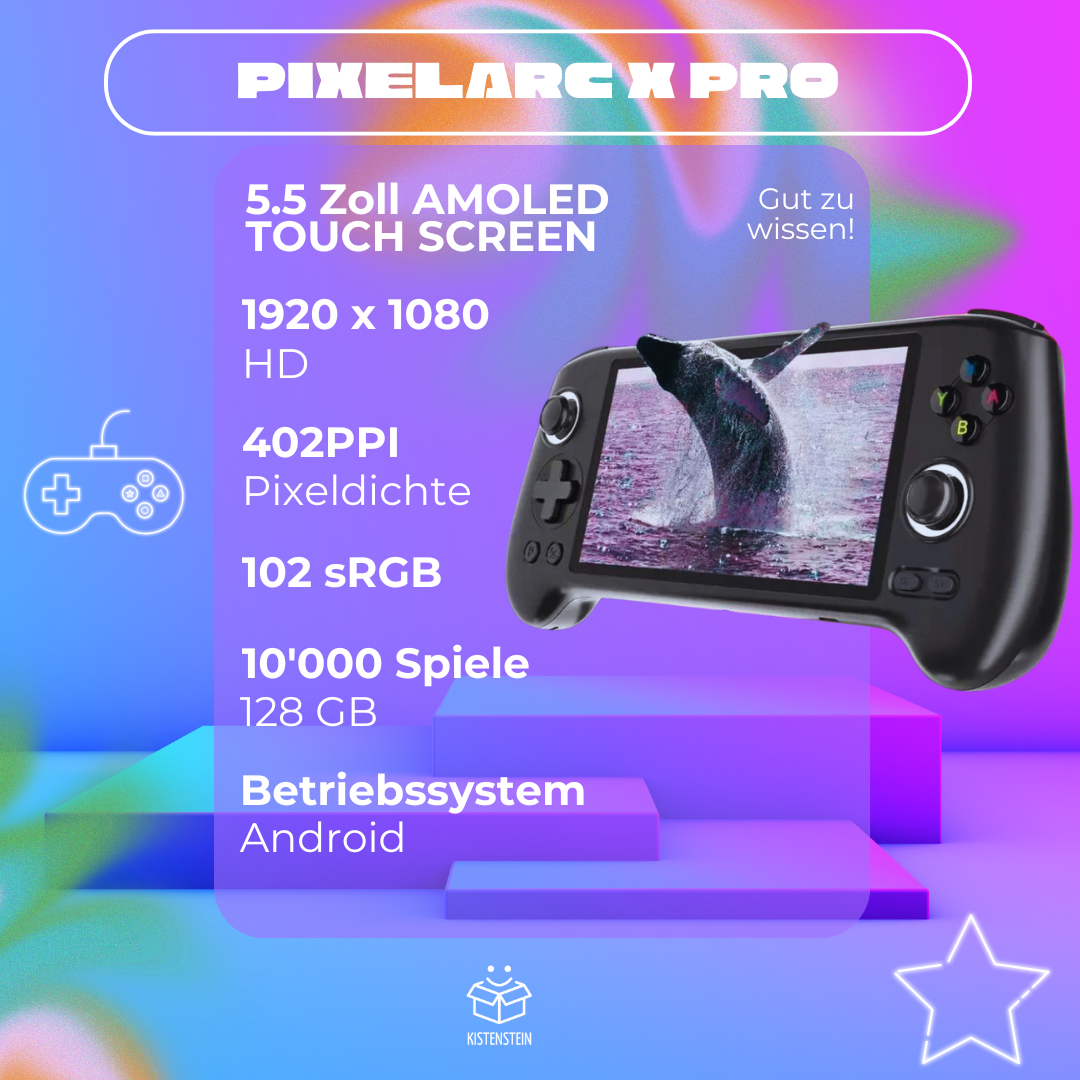 PixelArc X PRO - Retro-Game Konsole
