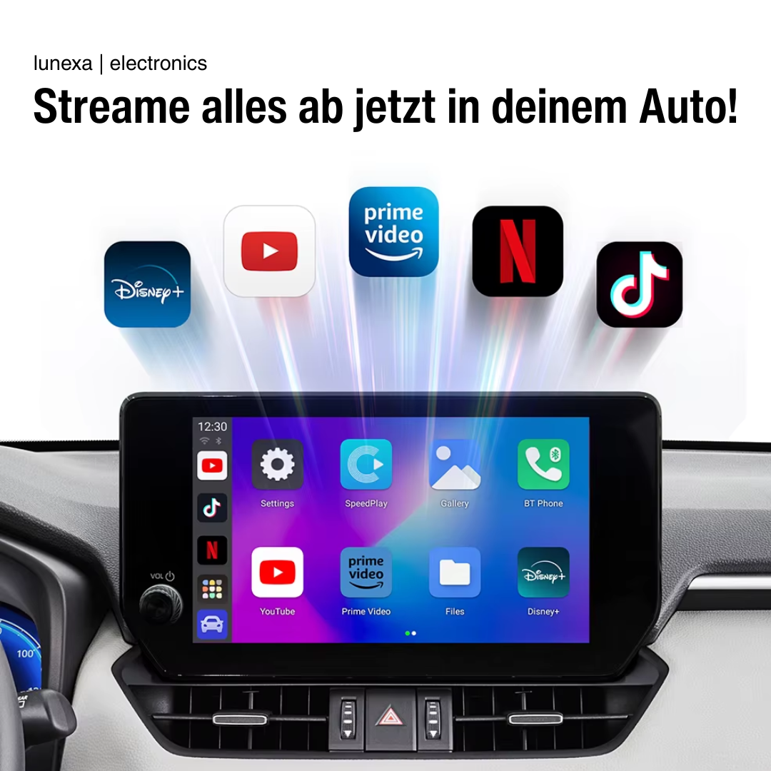 Auto-SmartBox – CarPlay / Android Auto + YouTube, Netflix & mehr