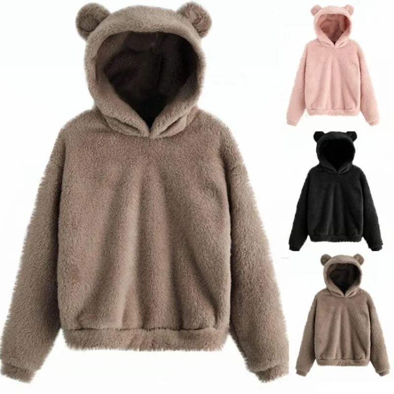 Flauschiger Plüsch TED-HOODIE