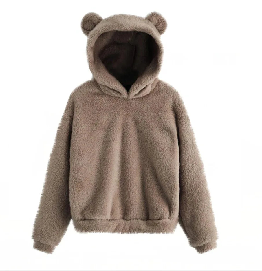 Flauschiger Plüsch TED-HOODIE