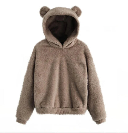 Flauschiger Plüsch TED-HOODIE