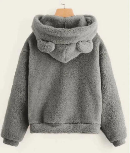 Flauschiger Plüsch TED-HOODIE